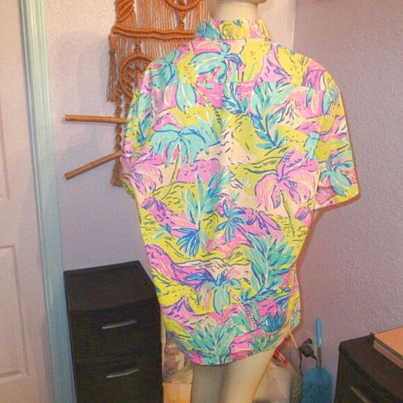 Chubbies The Nutter Polo Shirt Mens Size L Hawaiian Limited Edition Tropical USA - Picture 9 of 12